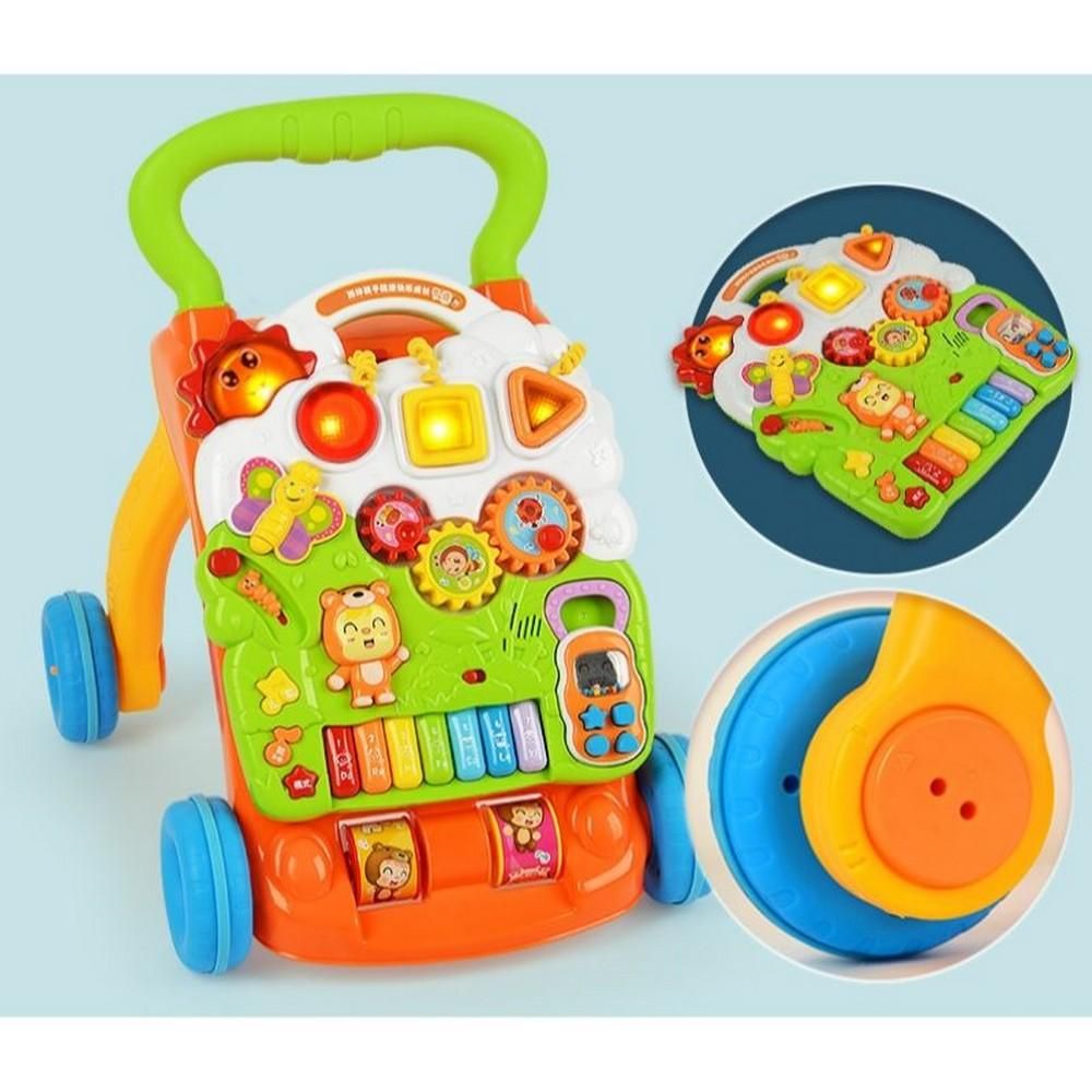 Little Angel Dibao Bear Piano Baby Walker