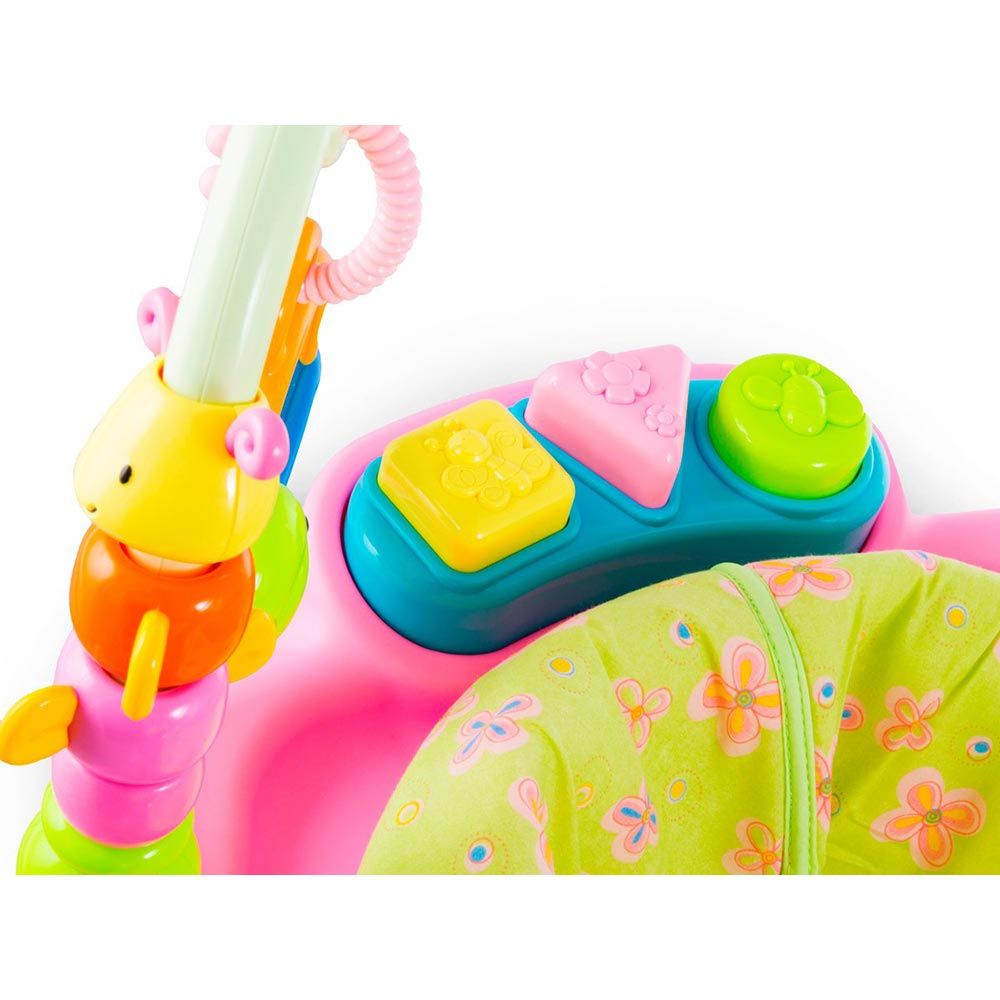 Little Angel - Baby Activity Chair Jump 'N Turn - Pink