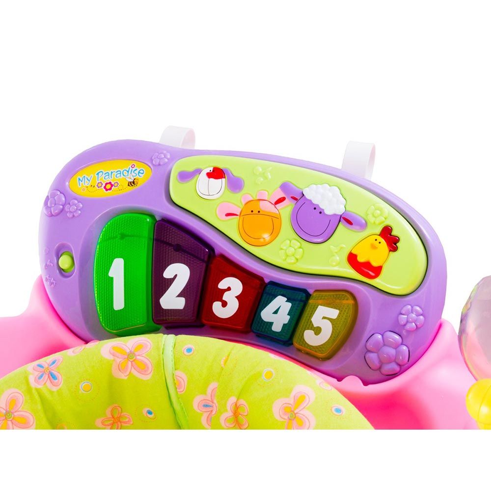 Little Angel - Baby Activity Chair Jump 'N Turn - Pink