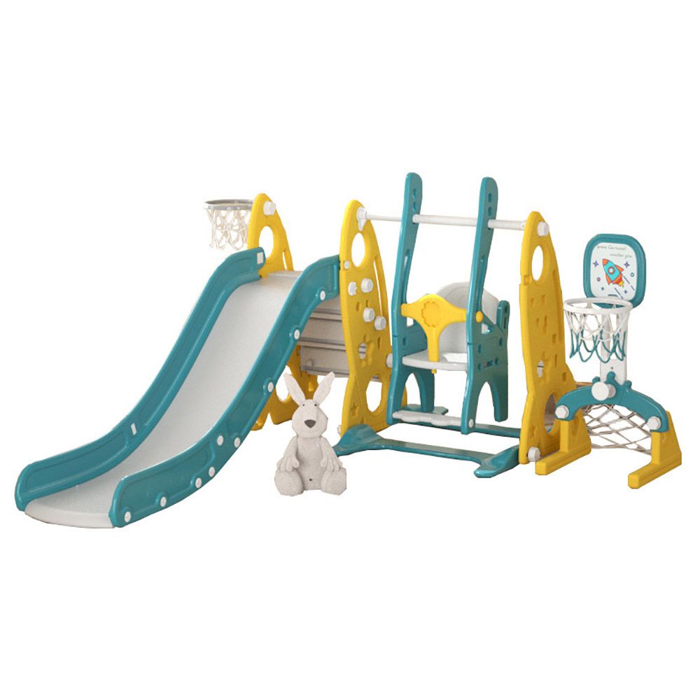Little Angel - Kids Toys Slide and Swing - Green