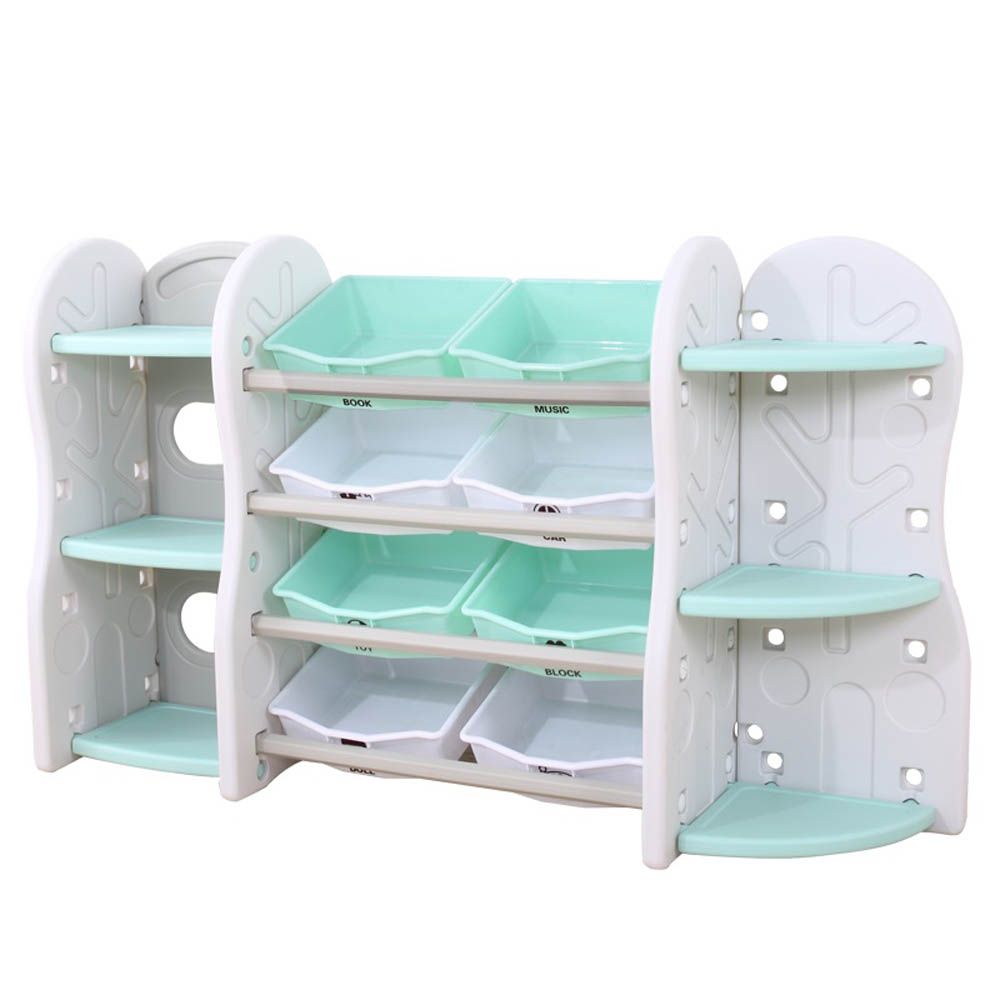 Little Angel - Kids Toys Storage Multipurpose Rack - Green - L-Snj13-Green