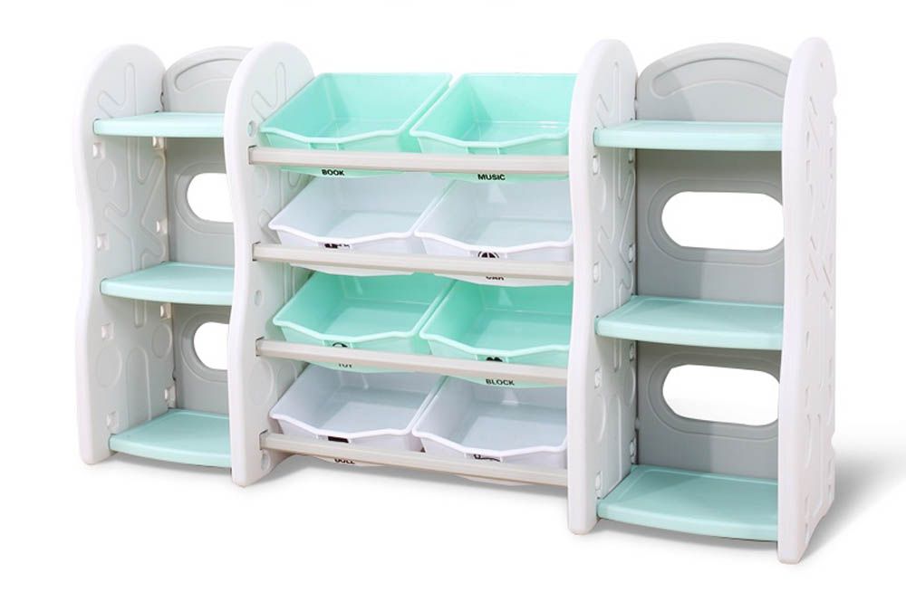 Little Angel - Kids Toys Storage Multipurpose Rack - Green - L-Snj14-Green