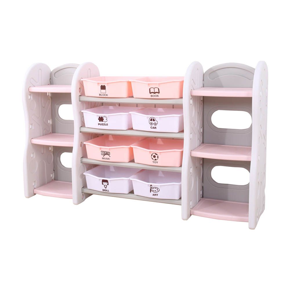 Little Angel - Kids Toys Storage Multipurpose Rack - Pink - L-Snj14-Pink