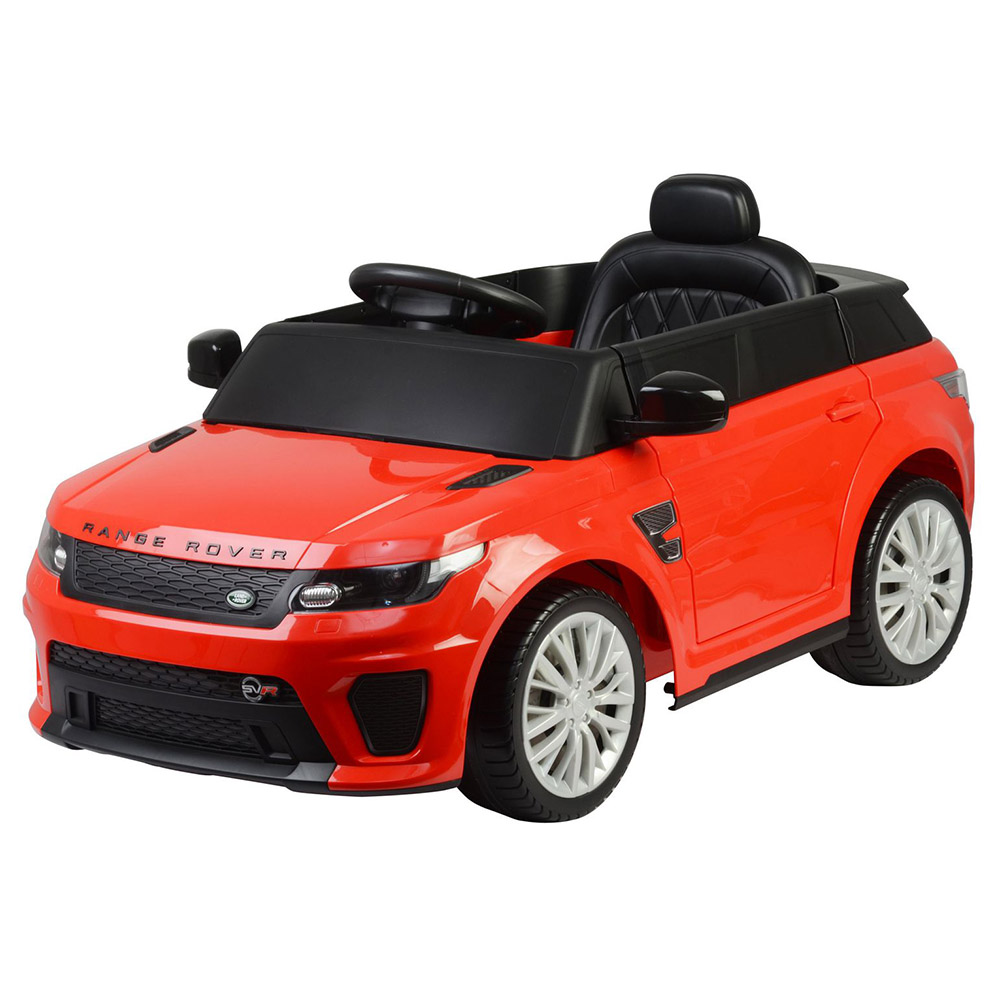 Little Angel - Land Rover Range Rover Svr Electric Ride On Toy Car - Red