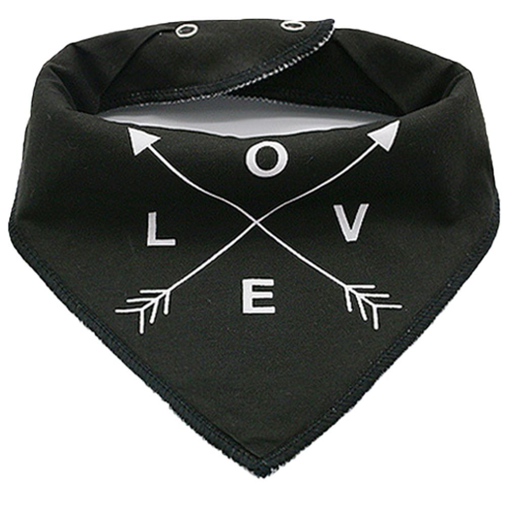 Little Story - Bandana Drool Bibs Set of 4 Love