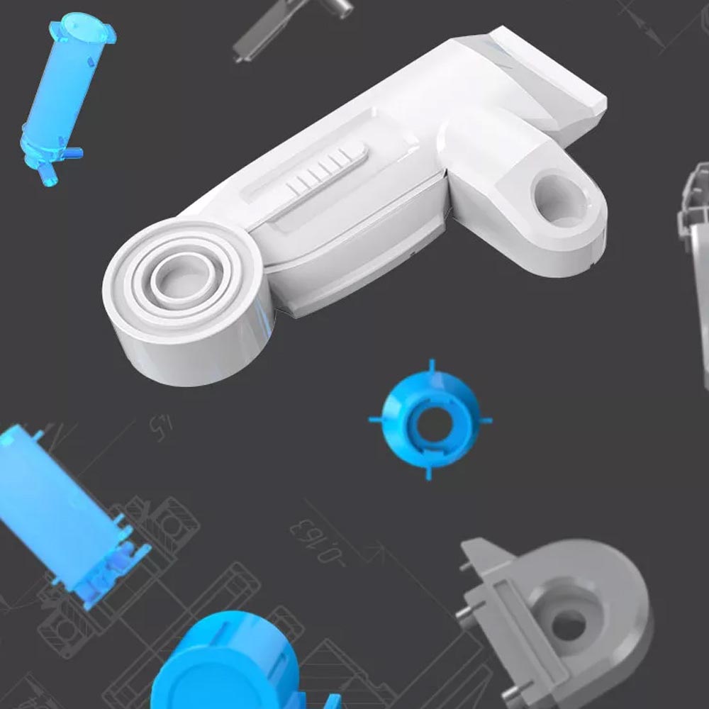 Little Story - DIY Hydraulic Power Principle based 3-IN-1 Mechanical/Robotic Arm Toy (220 Pcs), STEM Series - Grey