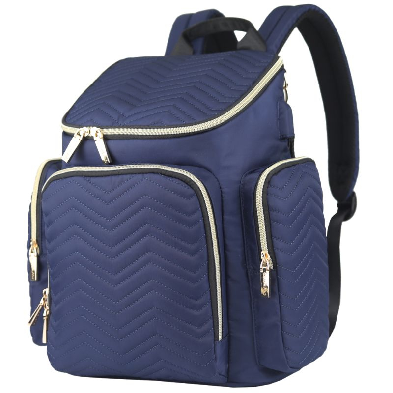 Petrol blue changing bag store