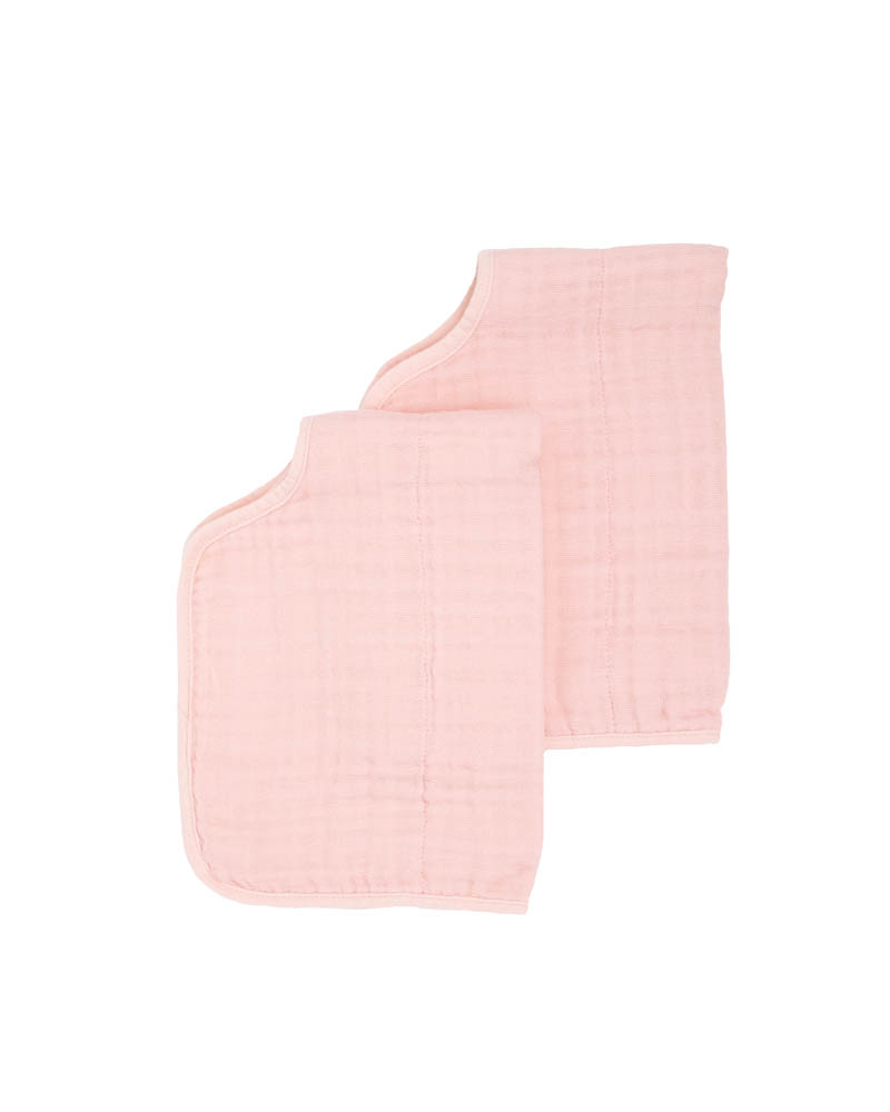 Little Unicorn - Cotton Muslin Burp Cloth 2 Pack - Rose Petal