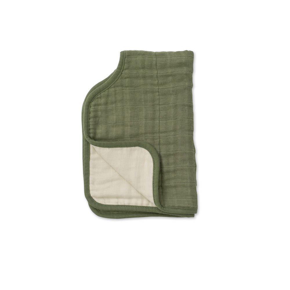 Little Unicorn - Cotton Muslin Burp Cloth - Fern