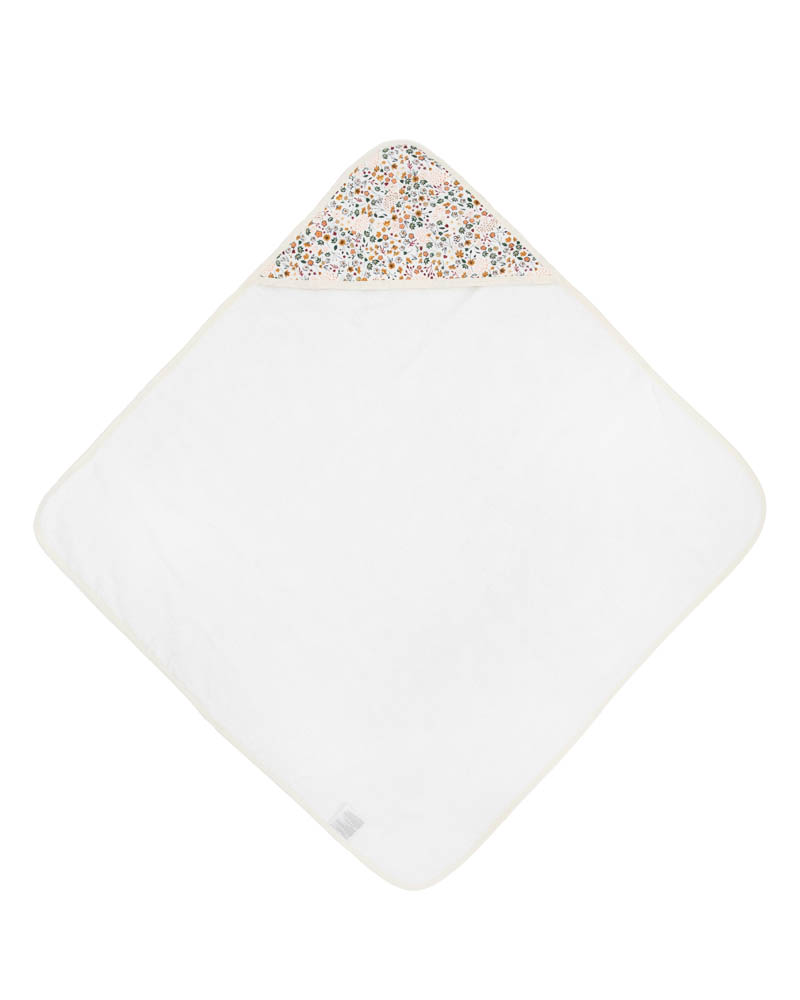 Little Unicorn - Cotton Muslin Hooded Infant Towel - Pressed Petals