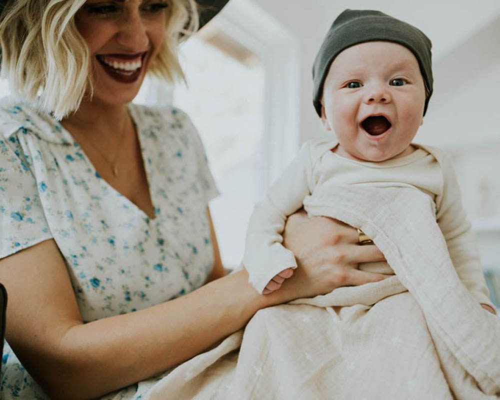 Little Unicorn - Cotton Muslin Single Swaddle - Taupe Cross