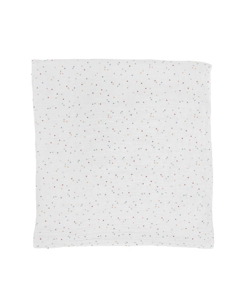 Little Unicorn - Cotton Muslin Swaddle Single - Dots