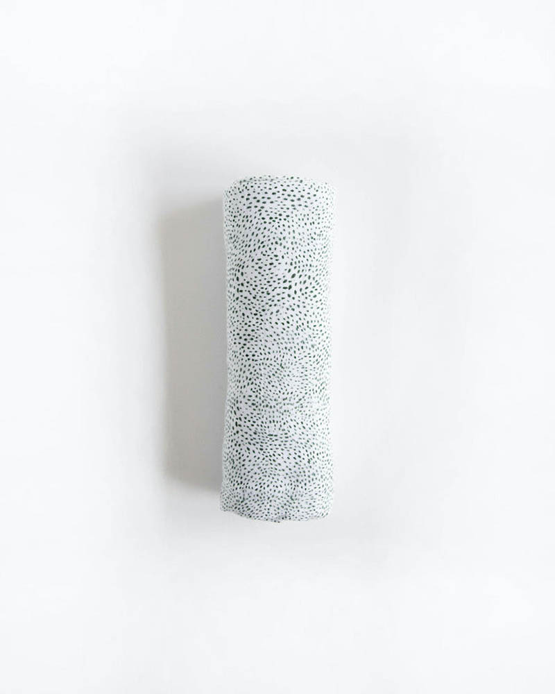 Little Unicorn - Cotton Muslin Swaddle Single - Green Seed