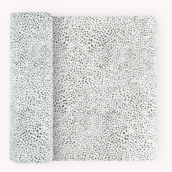 Little Unicorn - Cotton Muslin Swaddle Single - Green Seed