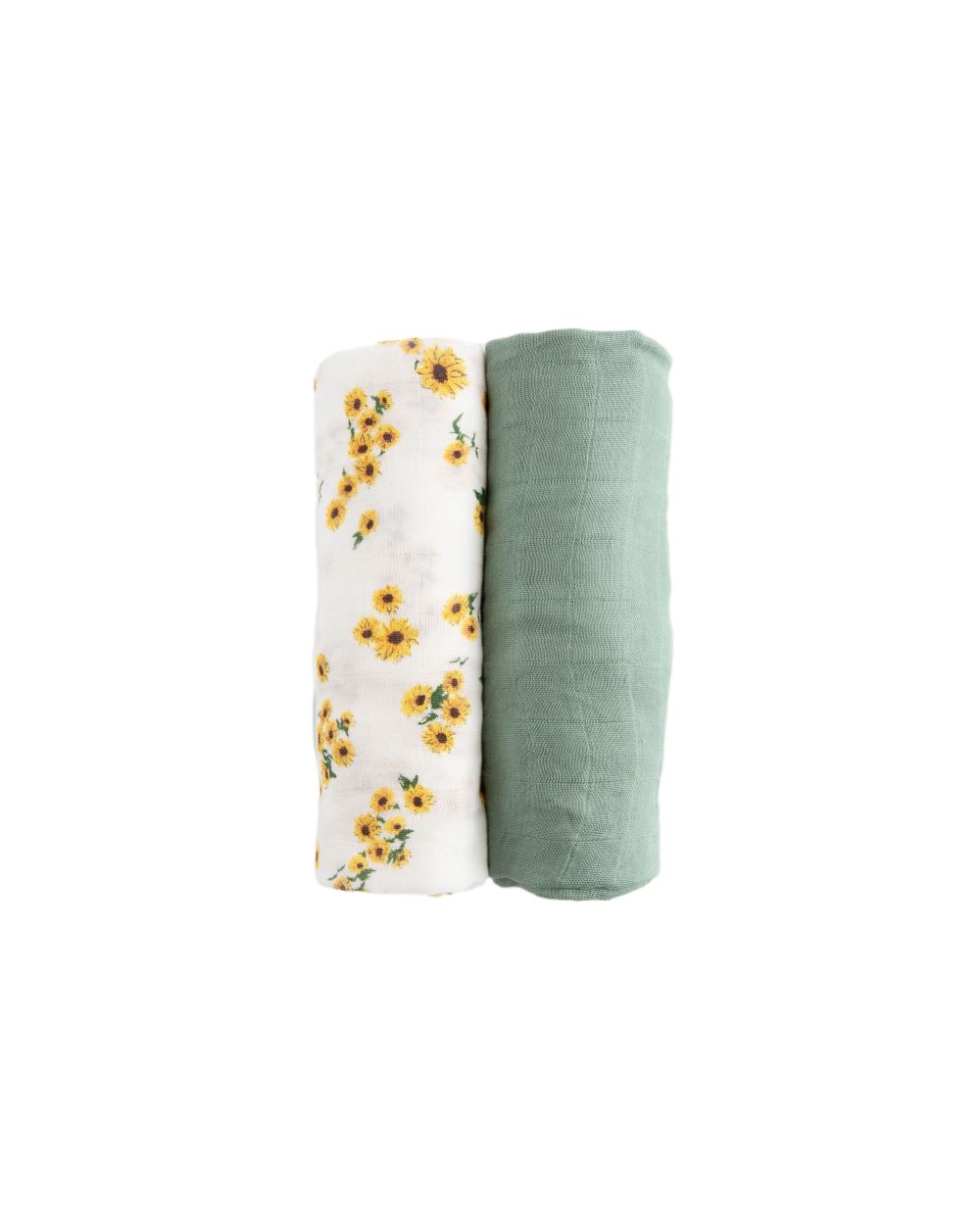 Little Unicorn - Deluxe Muslin - Swaddle 2 Pack Set - Ditsy Sunflower