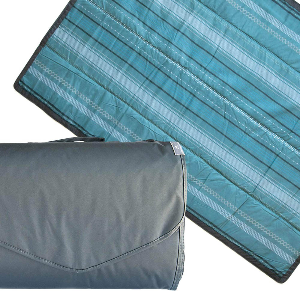 Little Unicorn - Outdoor Blanket 5 x 5 - Shoreline Stripe