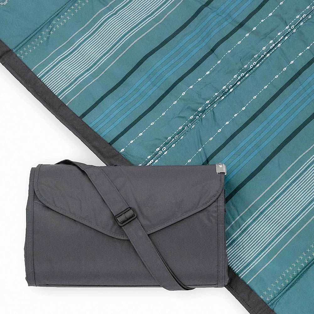Little Unicorn - Outdoor Blanket 5 x 7 - Shoreline Stripe