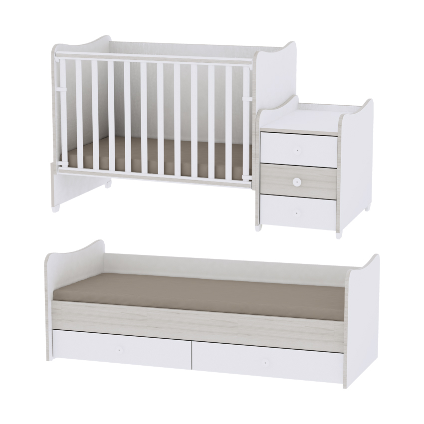 Lorelli Classic - Bed Maxi - Plus New 70/160 - White