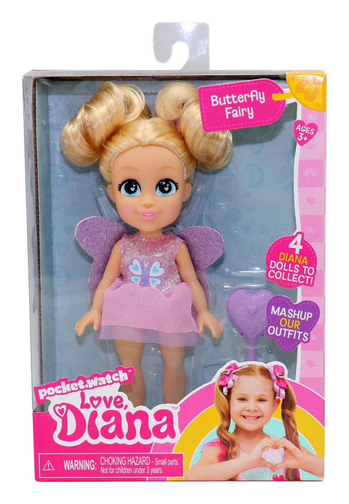 Love Diana - 6-Inch Doll-Butterfly Fairy
