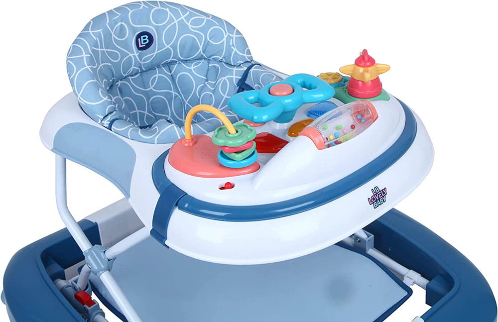 Lovely Baby - 2 in 1 With Rocking Function Baby Walker - Blue