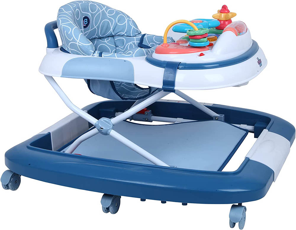 Lovely Baby - 2 in 1 With Rocking Function Baby Walker - Blue