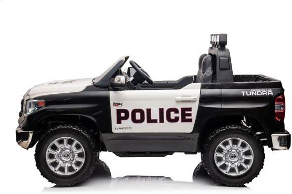 Lovely Baby - Battery Operated Police Powered Ride on Car W/Remote Control - Black