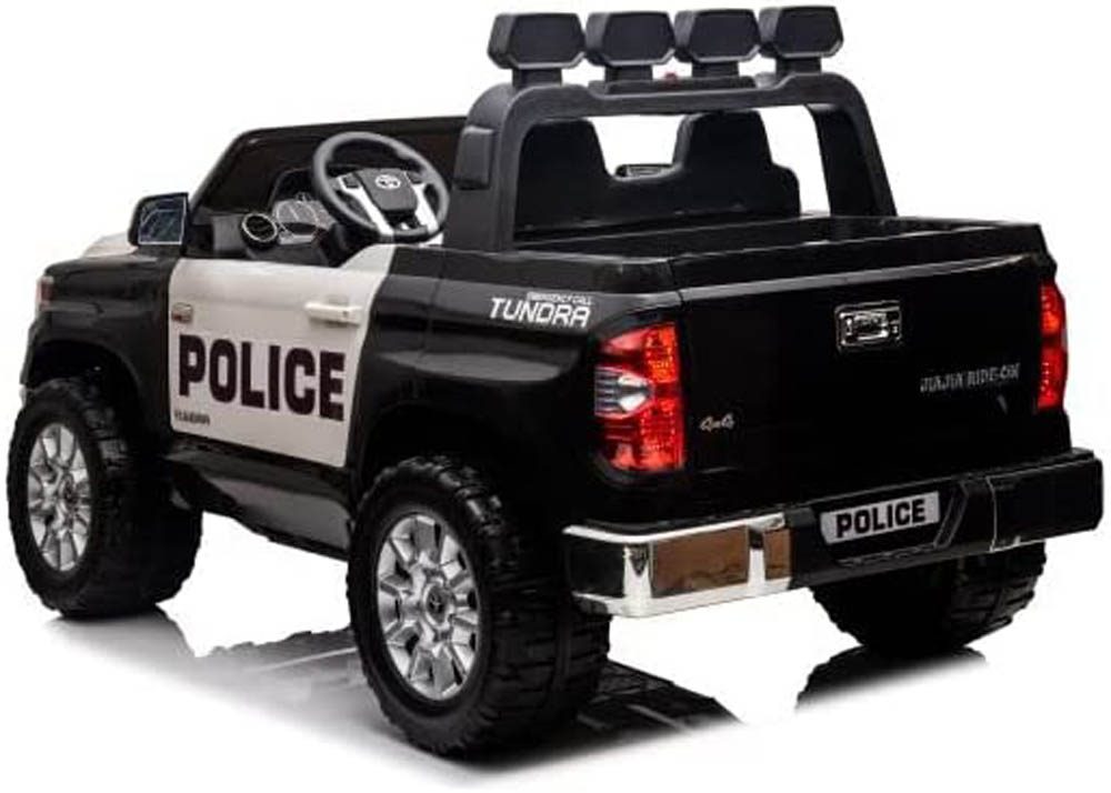 Lovely Baby - Battery Operated Police Powered Ride on Car W/Remote Control - Black