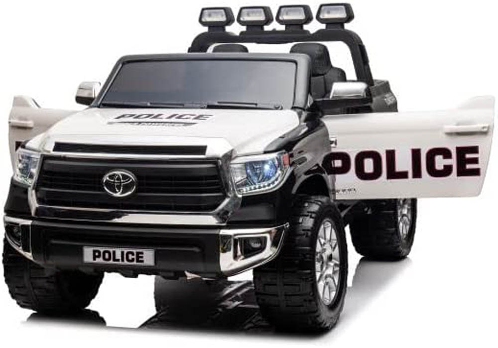 Lovely Baby - Battery Operated Police Powered Ride on Car W/Remote Control - Black