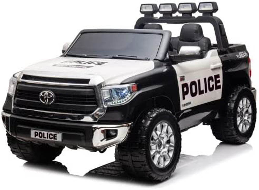 Lovely Baby - Battery Operated Police Powered Ride on Car W/Remote Control - Black