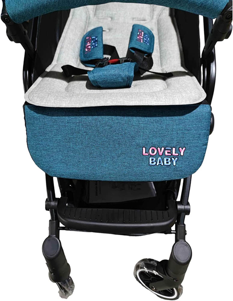 Lovely Baby - Light Weight Baby Stroller Foldable Pram - Green