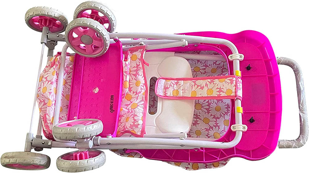 Lovely Baby - Lightweight Travel Stroller With Storage Basket - Pink