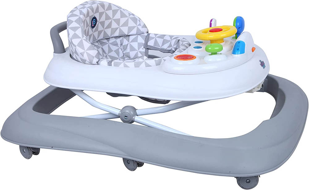 Lovely Baby - Walker with Activity Toys - Grey