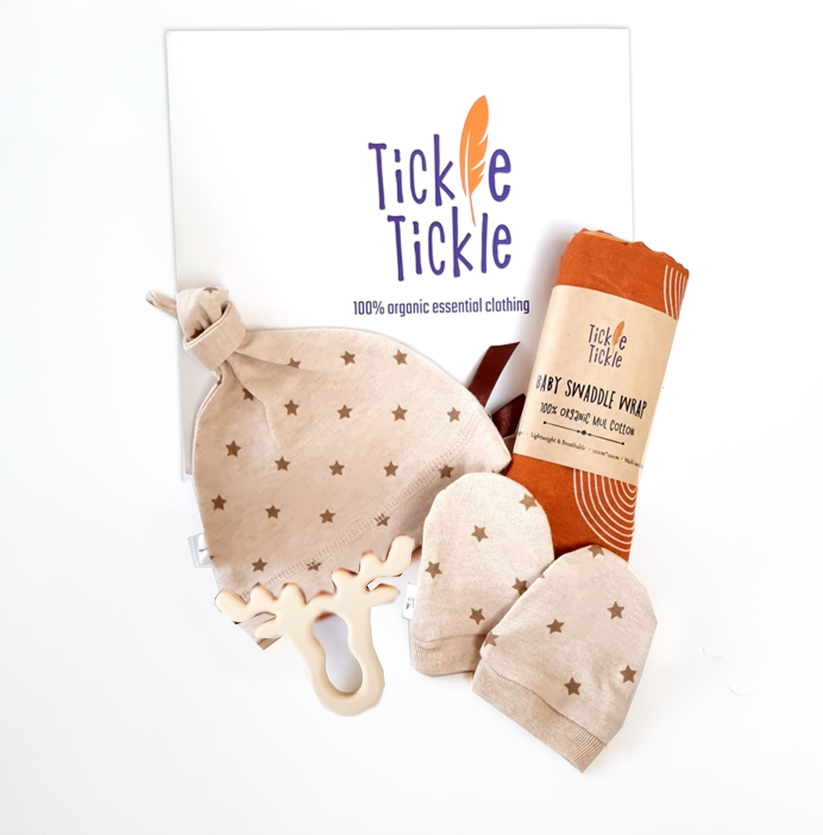 Tickle Tickle Lil Sunset Organic Baby Gift Hamper - 0-9 Months