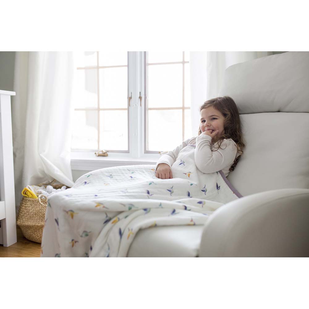 Lulujo - Dream Blanket - Hummingbirds
