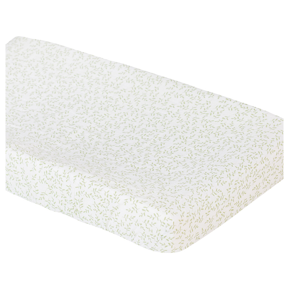 Lulujo - Muslin Change Pad Cover 80 x 40 cm - Greenery