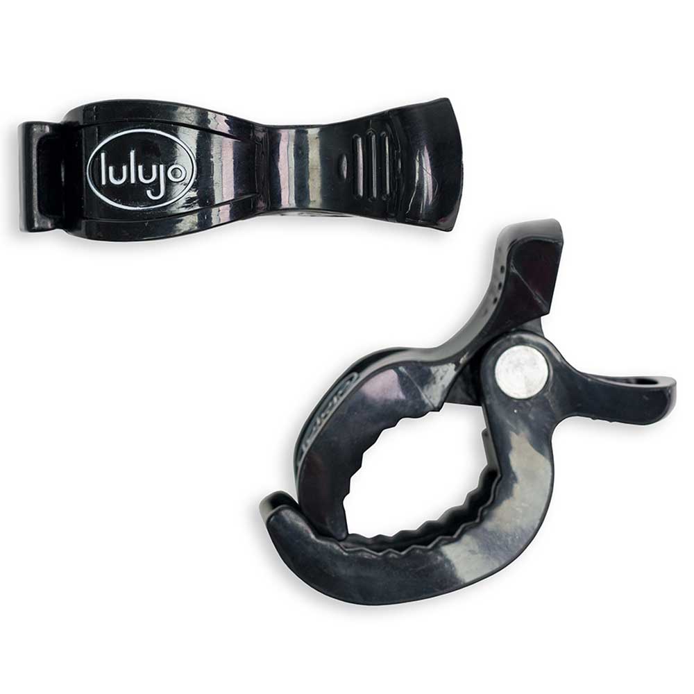 lulujo - Stroller Clips 2-pack - Black