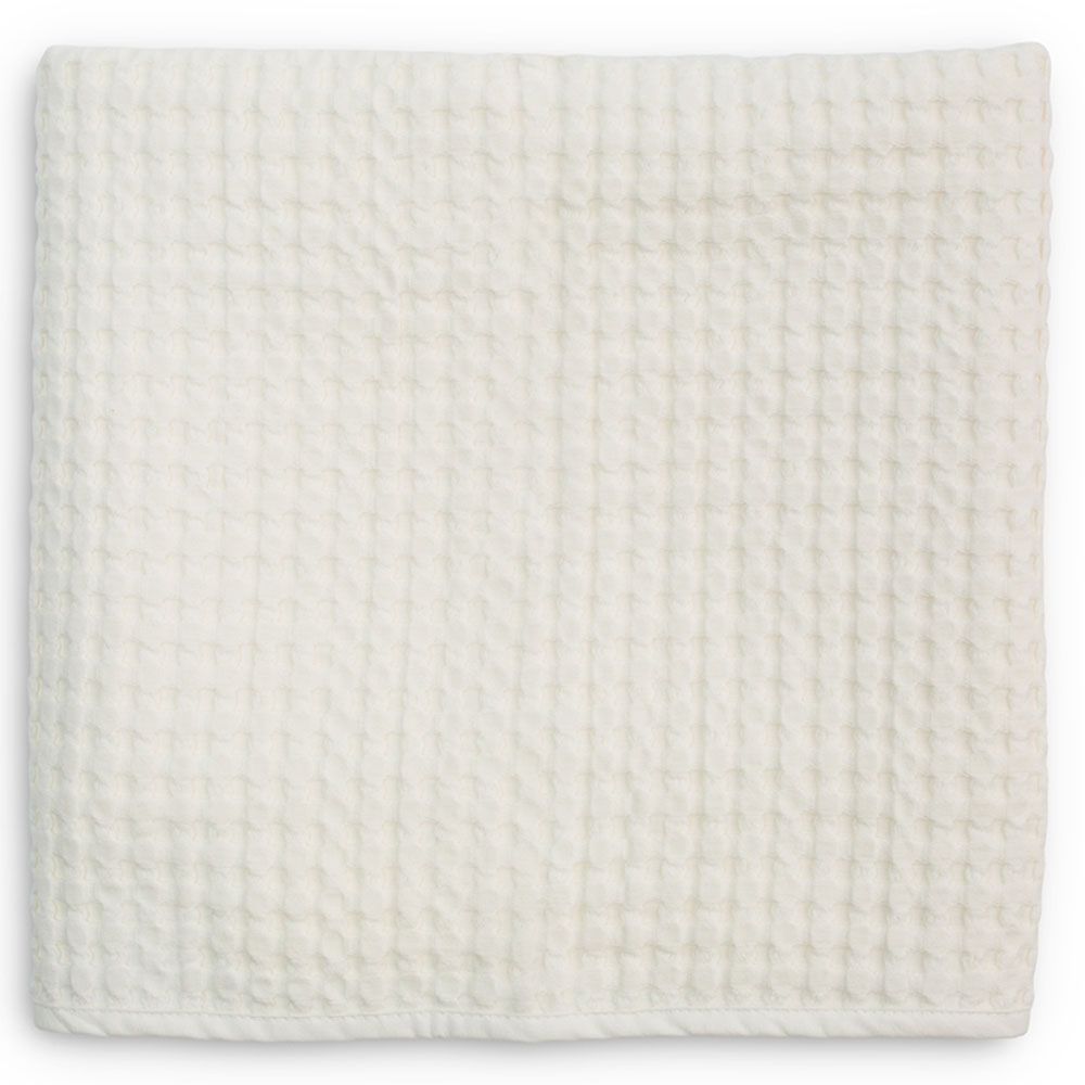 Lulujo - Waffle Blanket 100 x 80 cm - Cream Vanilla