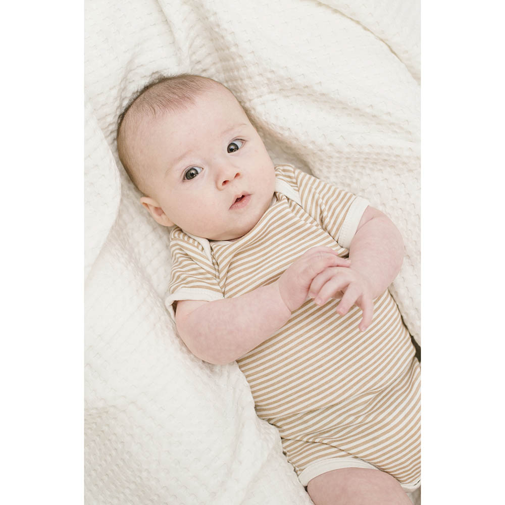 Lulujo - Waffle Blanket 100 x 80 cm - Cream Vanilla