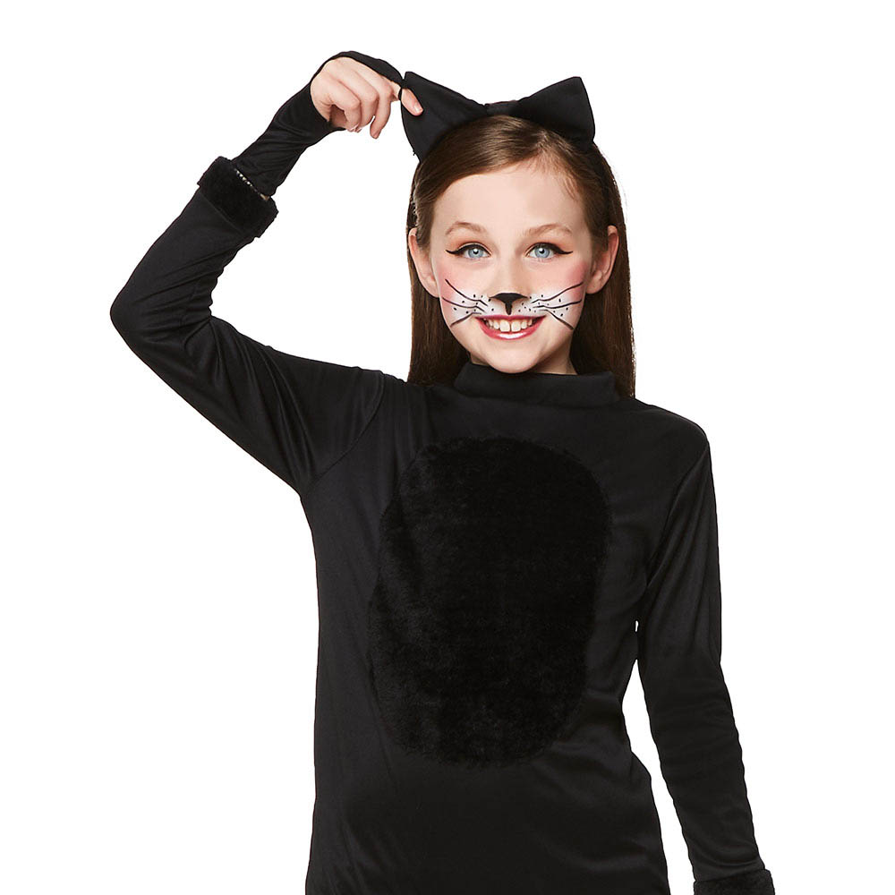 Mad Costumes - Halloween Cat Costume Kids Halloween Costume - Black