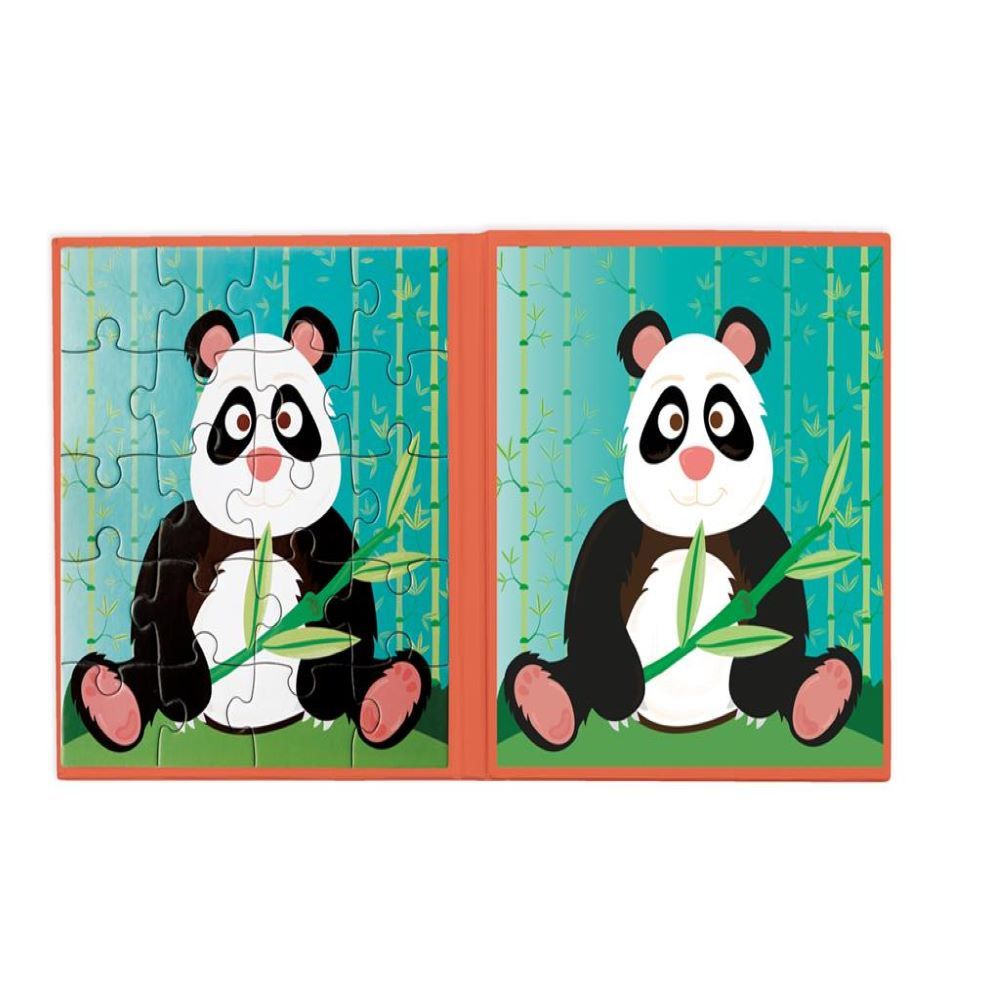 Scratch Europe - Magnetic Puzzle Book To Go - Panda 20 Pcs
