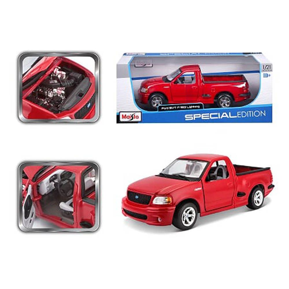 Maisto - 1:21 Scale - Special Edition - Ford Svt F-150 Lighting - Red