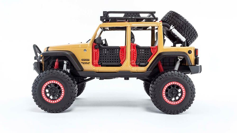 Maisto - 1:24 Scale - Maisto Design - Off-Road Kings - 2015 Jeep Wrangler Unlimited - Brown