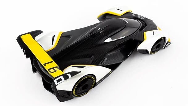 Maisto - Design Vision - Gran Turismo - Mc Laren - Black White 1:32 Scale
