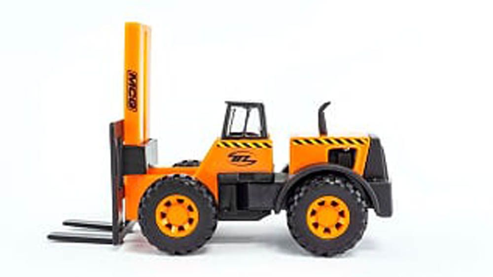 Maisto - Die Cast - Builder Zone - Fork Lift - Orange