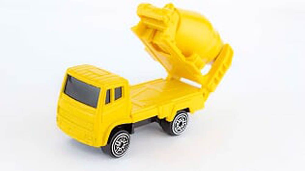 Maisto - Fresh Metal - 3 inch Vehicle - Cement Mixer - Yellow