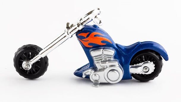 Maisto - Fresh Metal 3 Vehicle Chopper Bike Blue