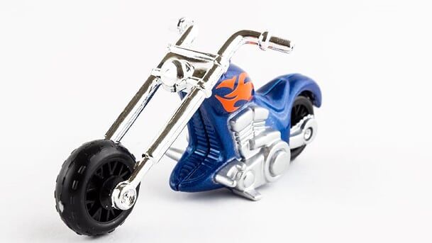 Maisto - Fresh Metal 3 Vehicle Chopper Bike Blue