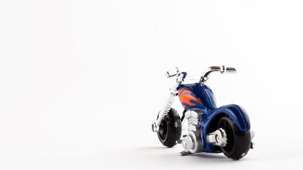Maisto - Fresh Metal 3 Vehicle Chopper Bike Blue