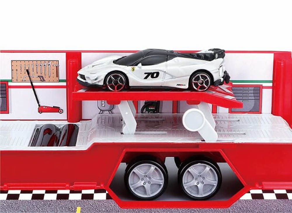 Maisto - Fresh Metal - Ferrari Evolution Hauler - Cars Included