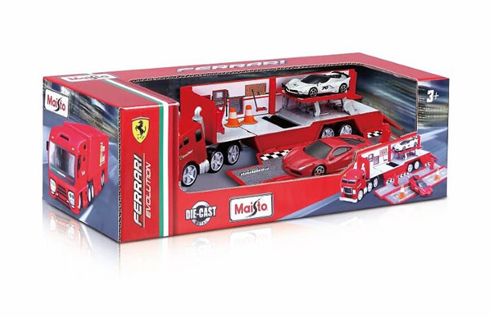 Maisto - Fresh Metal - Ferrari Evolution Hauler - Cars Included